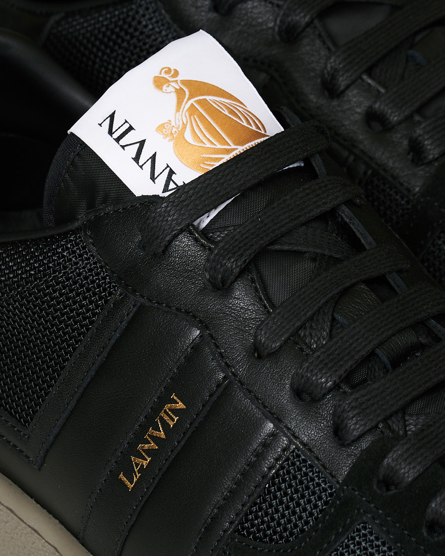 Herre | Lanvin Nash Tennis Sneaker Black | Lanvin | Nash Tennis Sneaker Black