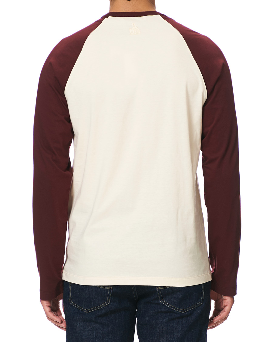 Herre | T-Shirts | Lanvin | Long Sleeve Logo Tee Garnet