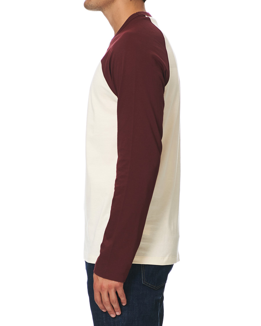 Herre | T-Shirts | Lanvin | Long Sleeve Logo Tee Garnet