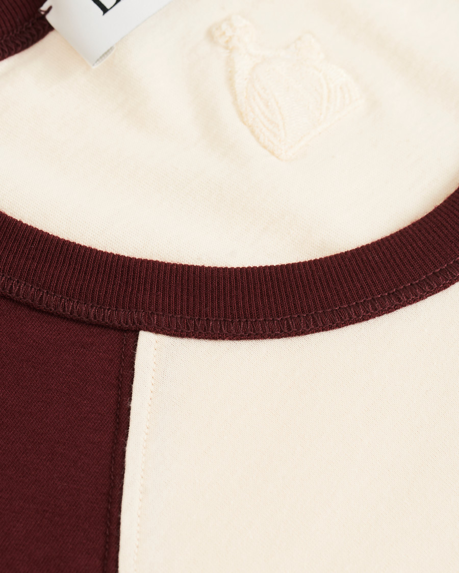 Herre | T-Shirts | Lanvin | Long Sleeve Logo Tee Garnet