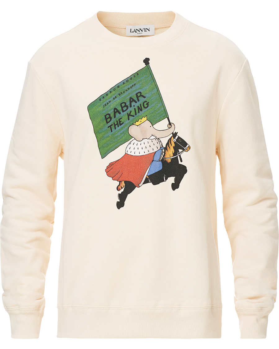Herre | Gensere | Lanvin | Babar Sweatshirt Ecru