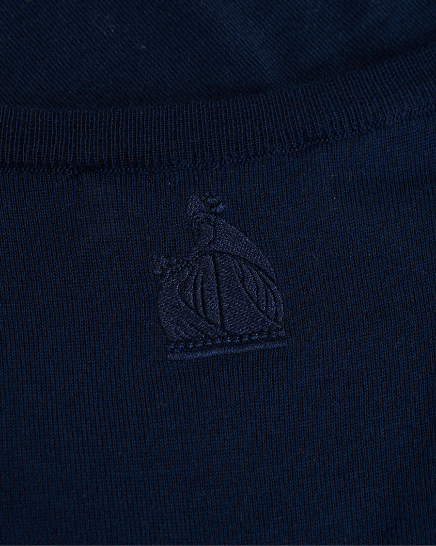 Herre | Gensere | Lanvin | V-Neck Merino Navy Blue