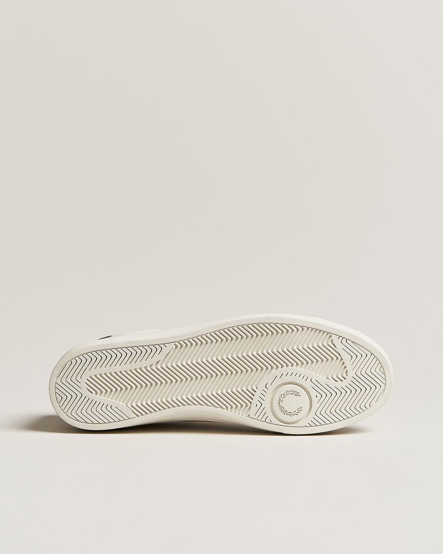 Herre | Fred Perry Spencer Leather Sneakers Porcelain/Navy | Fred Perry | Spencer Leather Sneakers Porcelain/Navy