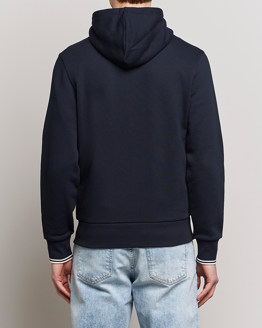 Herre | Gensere | Fred Perry | Full Zip Hooded Sweatshirt Navy