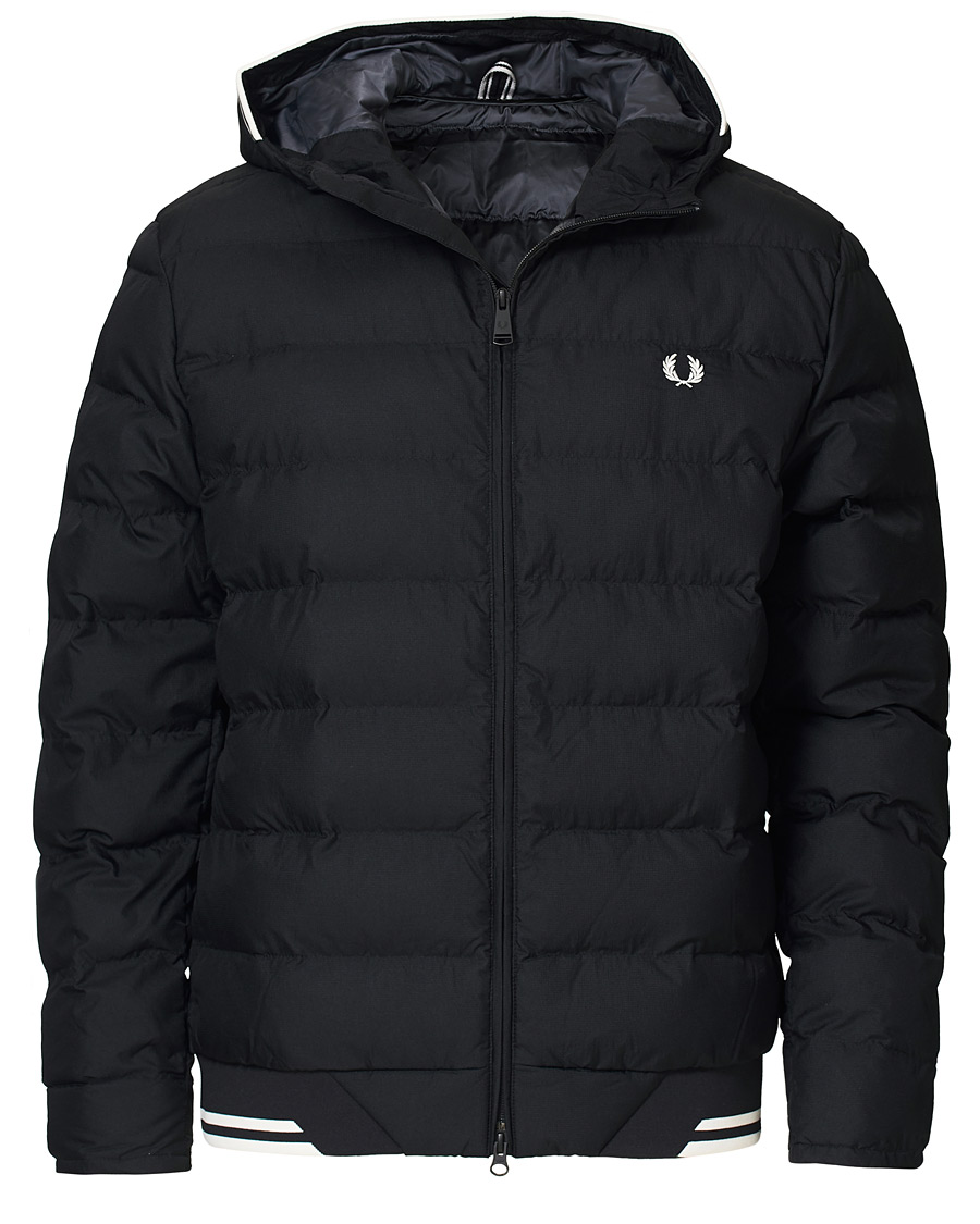 Herre | Jakker | Fred Perry | Hooded Insulated Padded Jacket Black