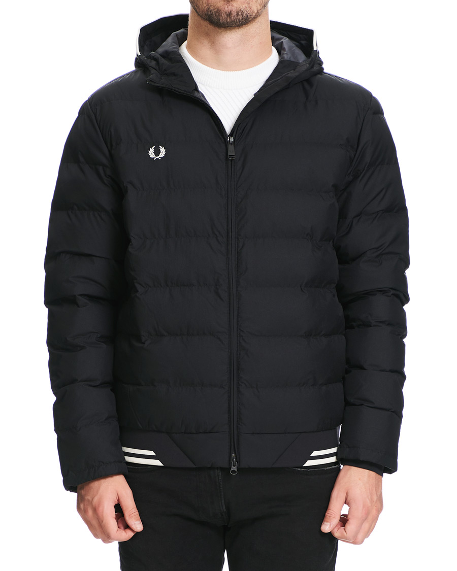 Herre | Jakker | Fred Perry | Hooded Insulated Padded Jacket Black