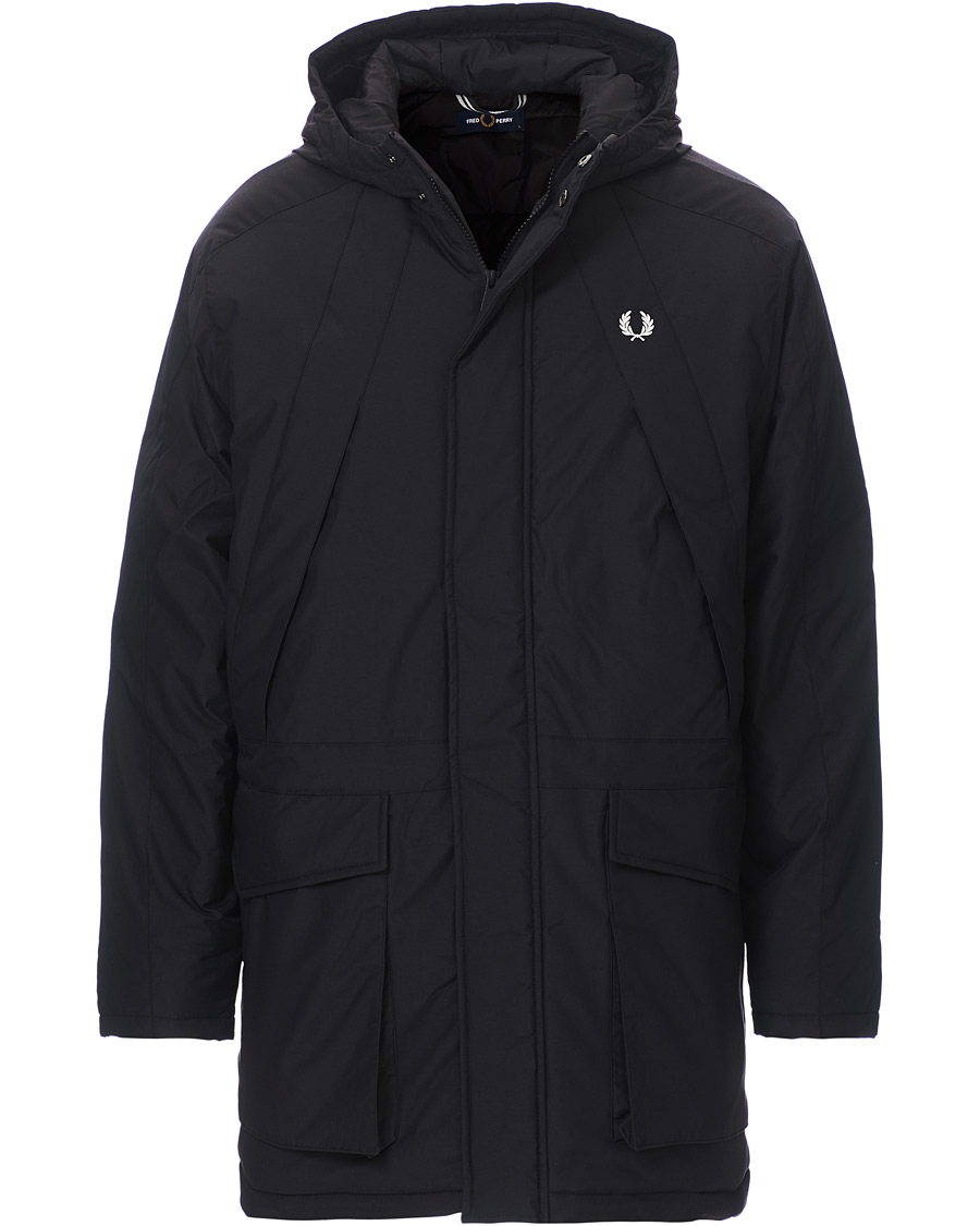 Herre | Jakker | Fred Perry | Padded Zip Parka Black