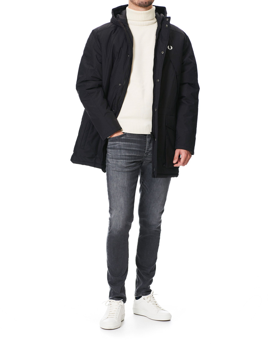 Herre | Jakker | Fred Perry | Padded Zip Parka Black