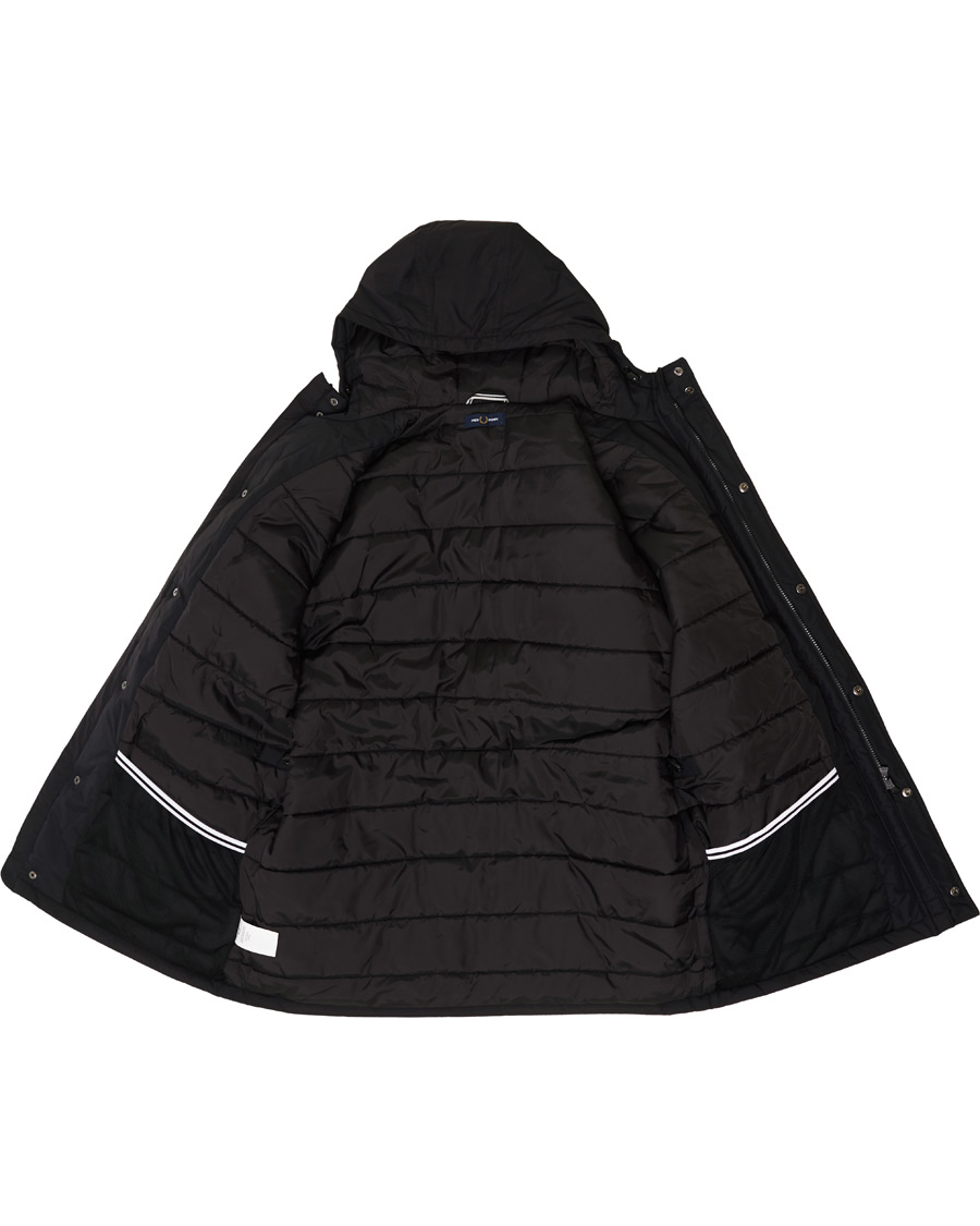Herre | Jakker | Fred Perry | Padded Zip Parka Black
