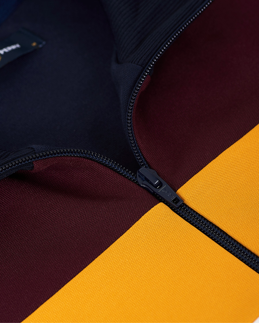 Herre | Gensere | Fred Perry | Colour Block Track Jacket Carbon Blue