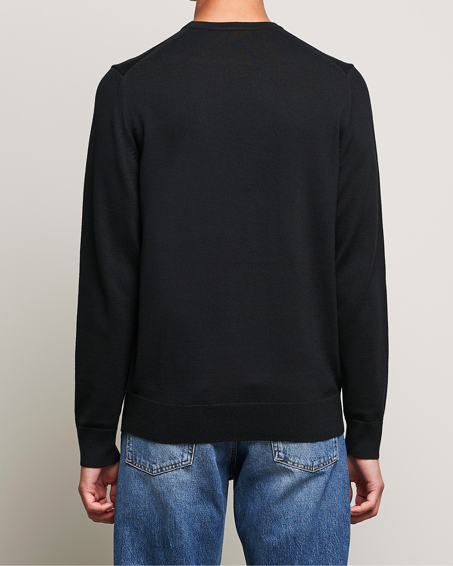 Herre | Gensere | Fred Perry | Classic Crew Neck Jumper Black