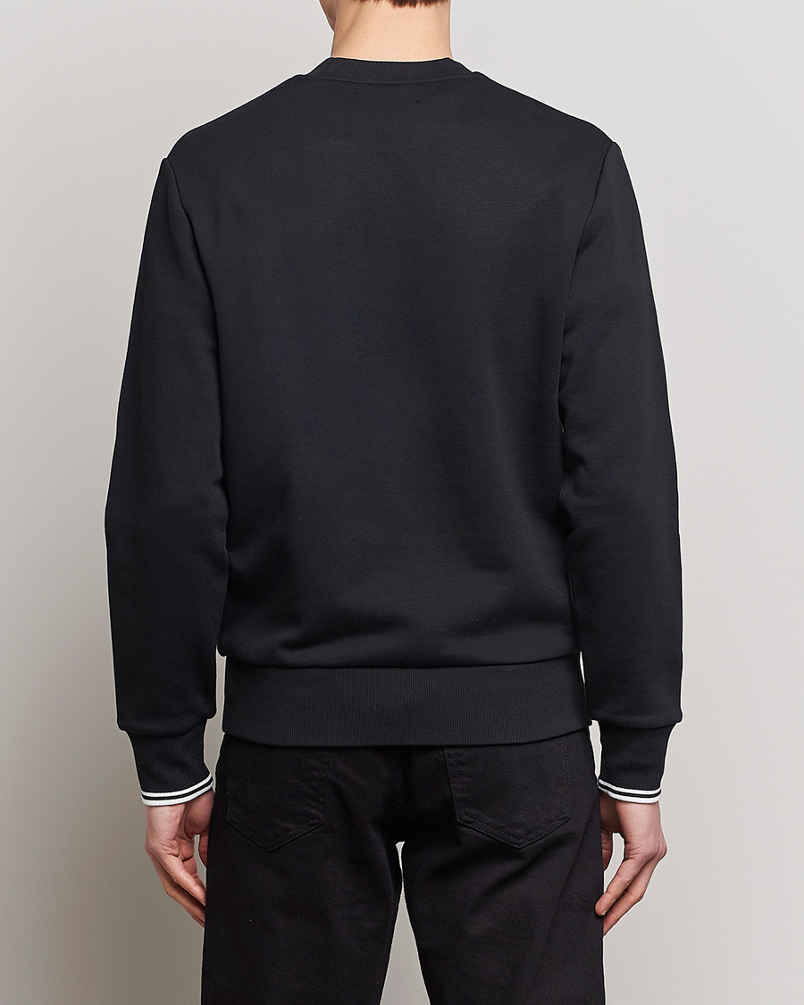 Herre | Gensere | Fred Perry | Crew Neck Sweatshirt Black