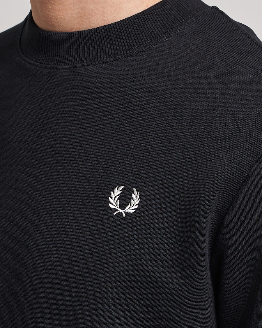 Herre | Gensere | Fred Perry | Crew Neck Sweatshirt Black