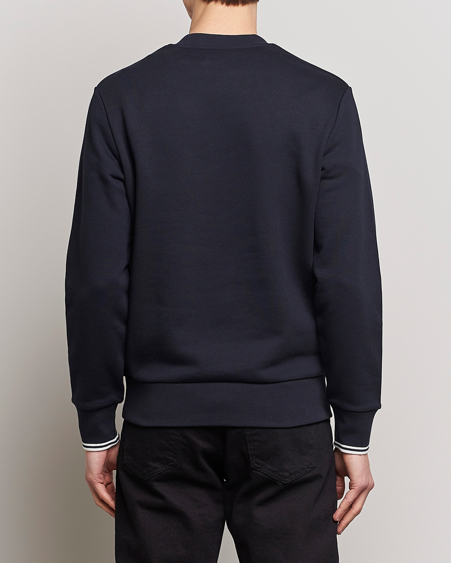 Herre | Gensere | Fred Perry | Crew Neck Sweatshirt Navy