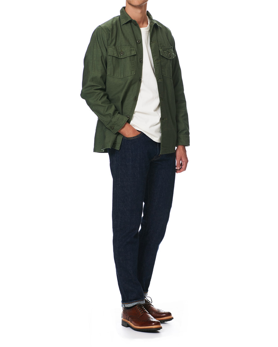 Herre | Jeans | orSlow | Tapered Fit 107 Selvedge Jeans One Wash