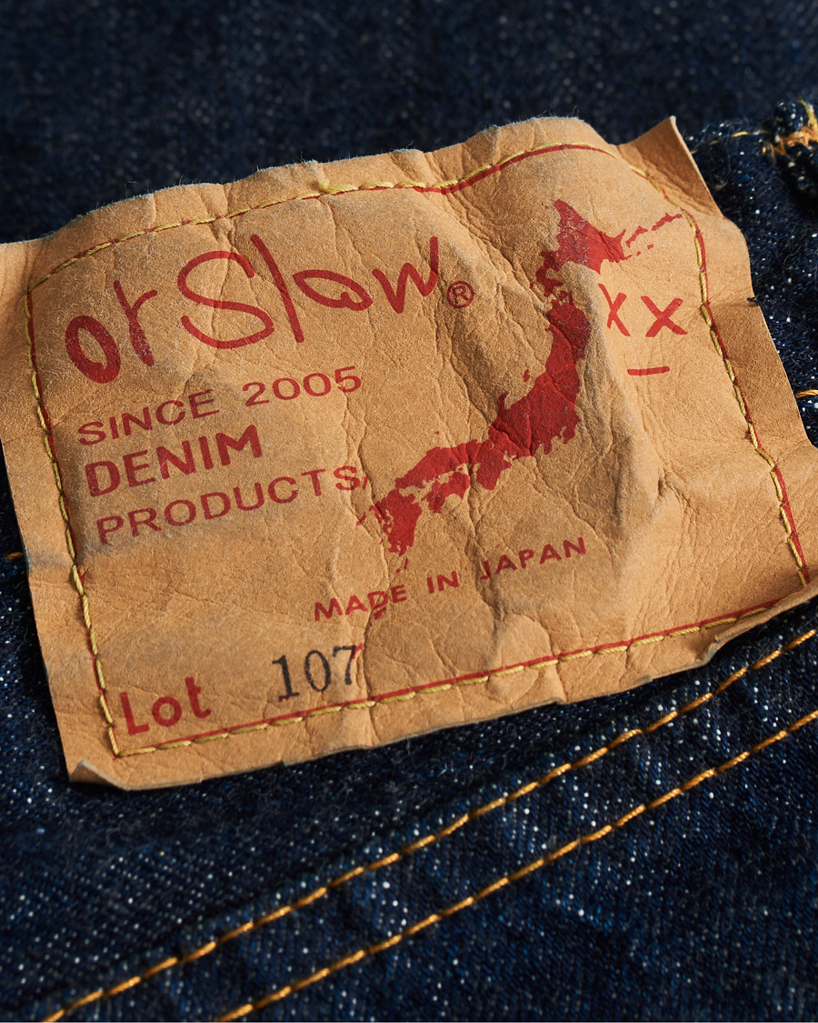 Herre | Jeans | orSlow | Tapered Fit 107 Selvedge Jeans One Wash