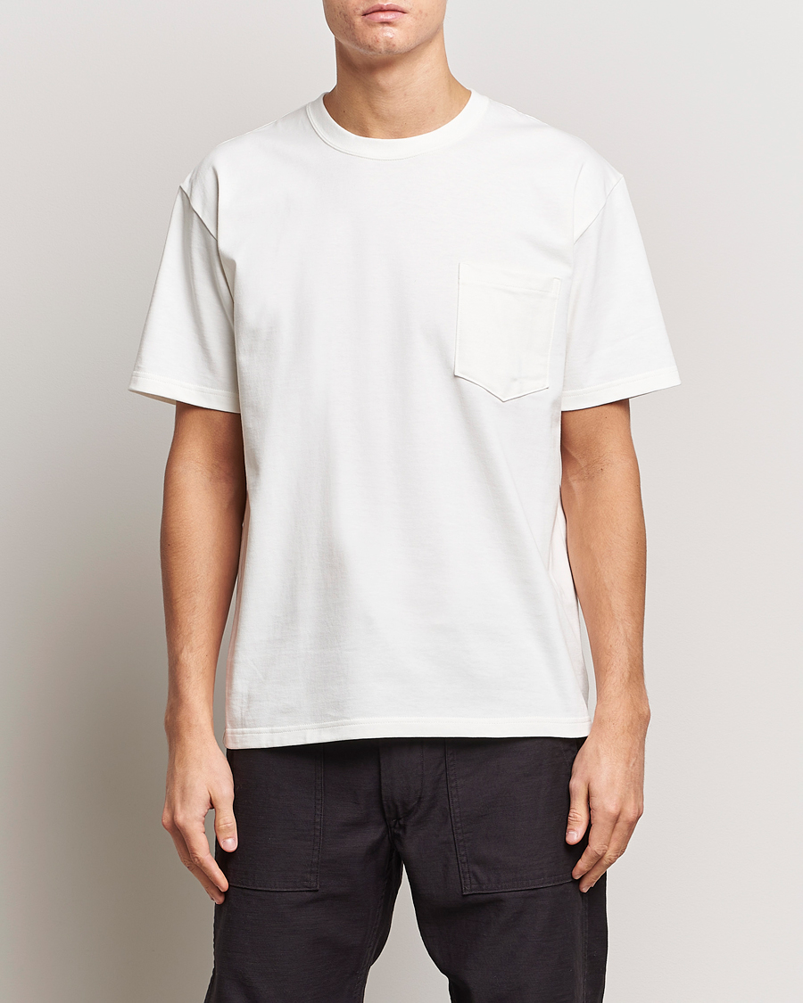 Herre | Klær | orSlow | Pocket T-Shirt White