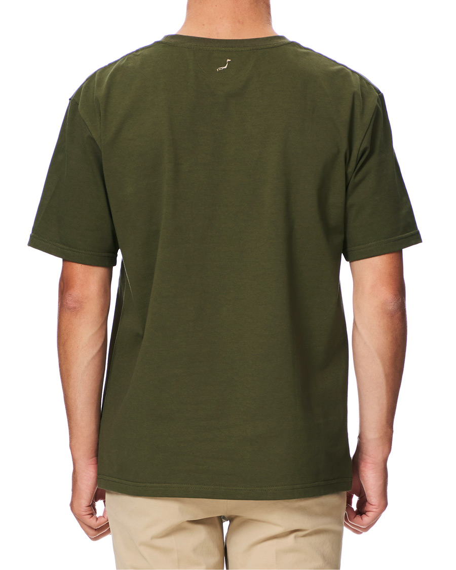Herre | T-Shirts | orSlow | Military Pocket Tee Dark Olive