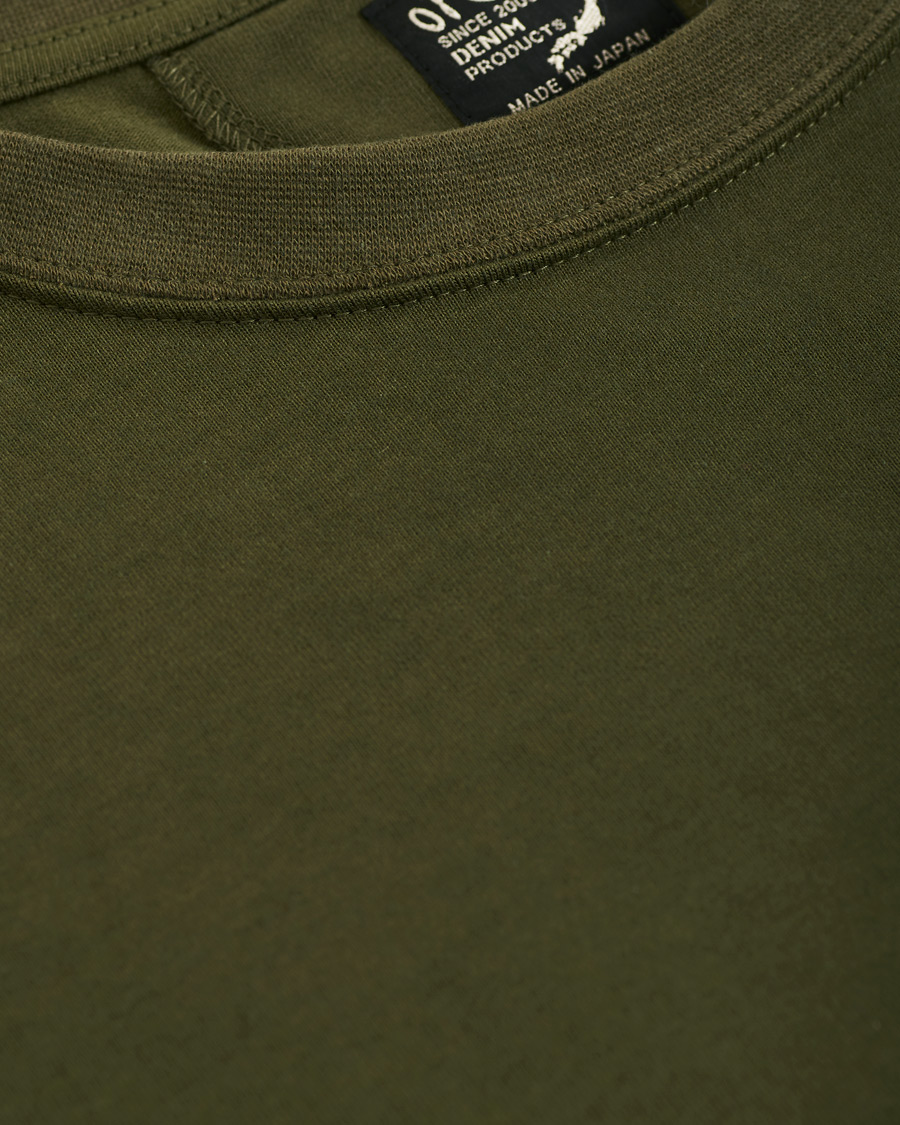 Herre | T-Shirts | orSlow | Military Pocket Tee Dark Olive