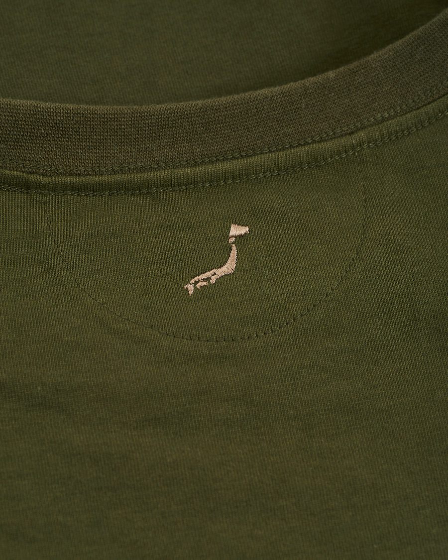 Herre | T-Shirts | orSlow | Military Pocket Tee Dark Olive