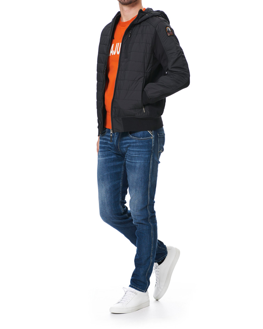 Herre | Jakker | Parajumpers | Gordon Hooded Hybrid Jacket Black