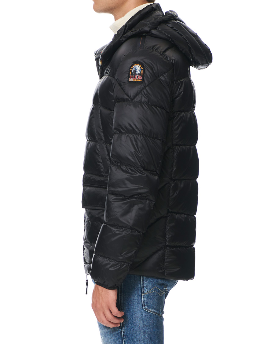 Herre | Jakker | Parajumpers | Greg High Gloss Down Hooded Jacket Black