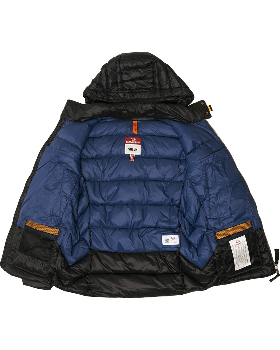 Herre | Jakker | Parajumpers | Greg High Gloss Down Hooded Jacket Black