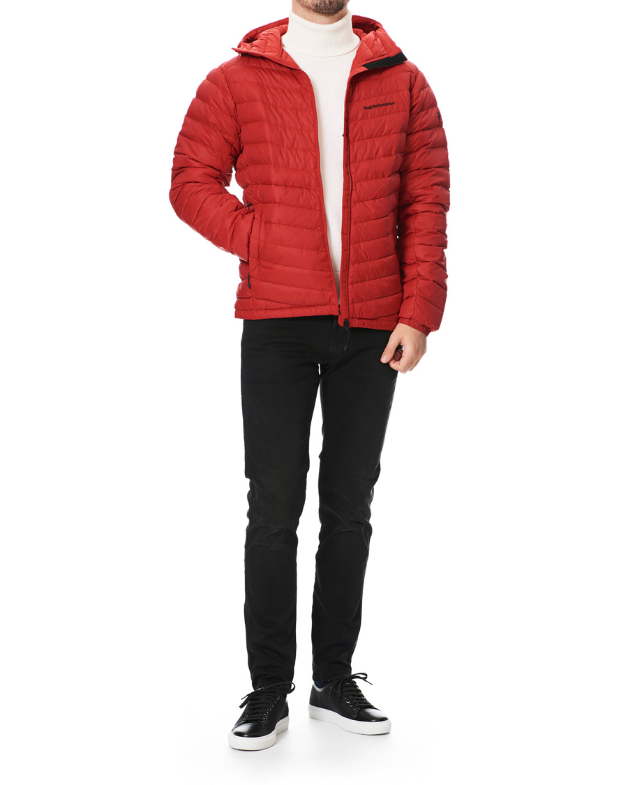 Herre | Jakker | Peak Performance | Frost Liner Down Hooded Jacket Red