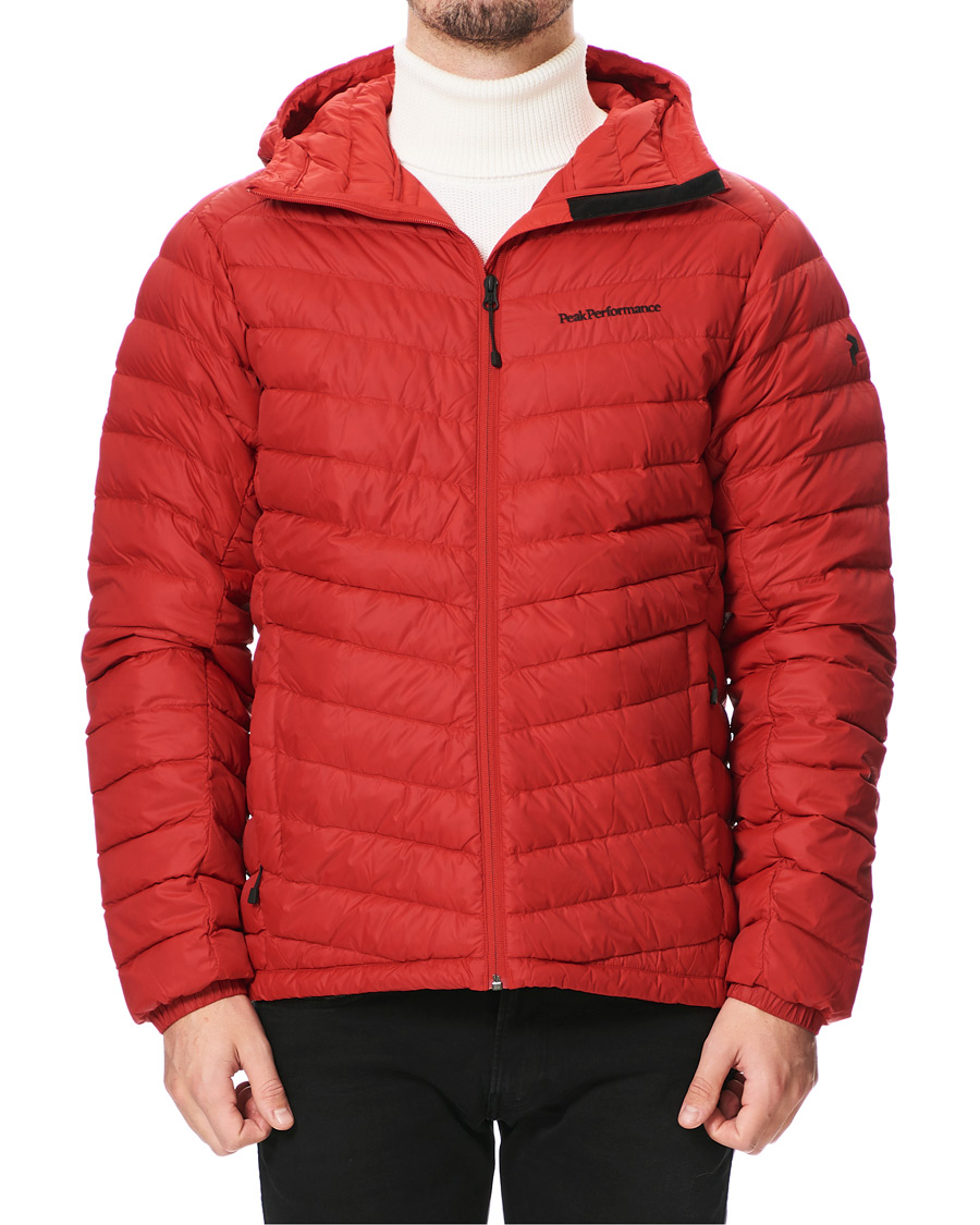 Herre | Jakker | Peak Performance | Frost Liner Down Hooded Jacket Red