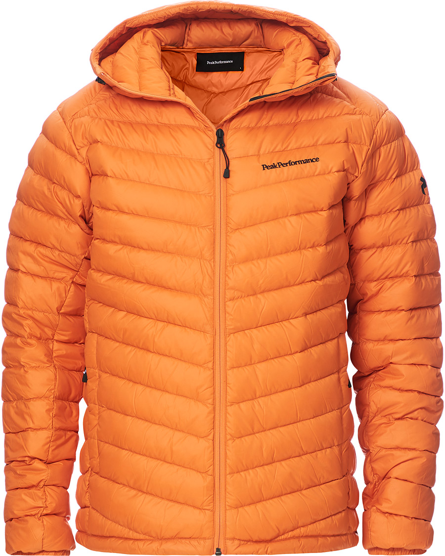 Herre | Jakker | Peak Performance | Frost Liner Down Hooded Jacket Blaze Tundra
