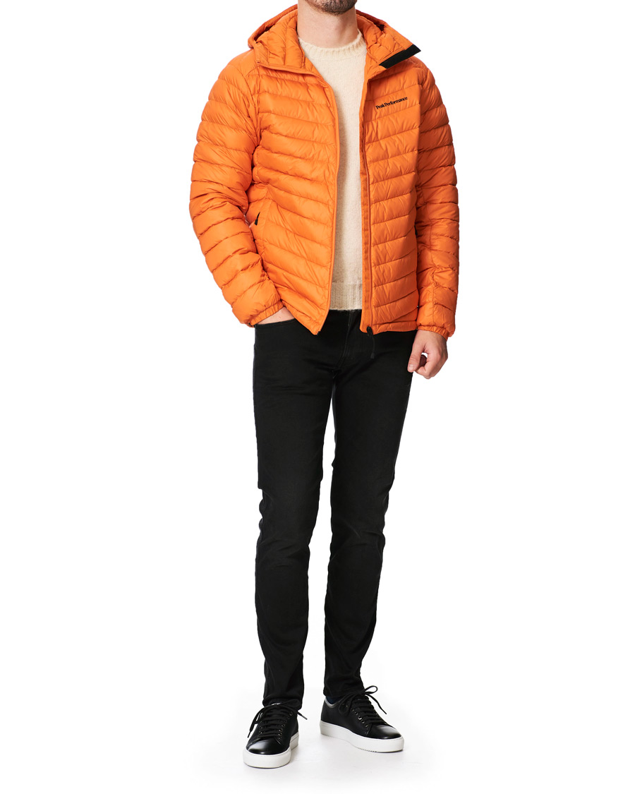 Herre | Jakker | Peak Performance | Frost Liner Down Hooded Jacket Blaze Tundra