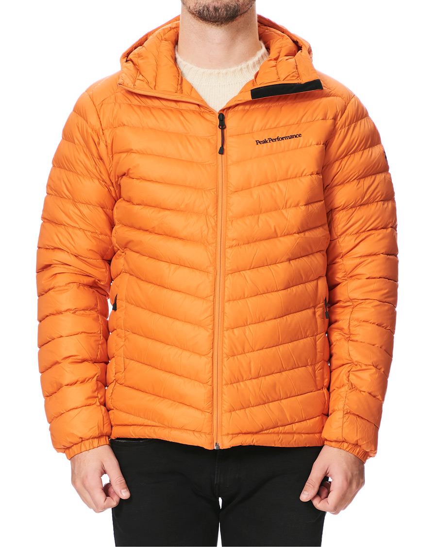 Herre | Jakker | Peak Performance | Frost Liner Down Hooded Jacket Blaze Tundra