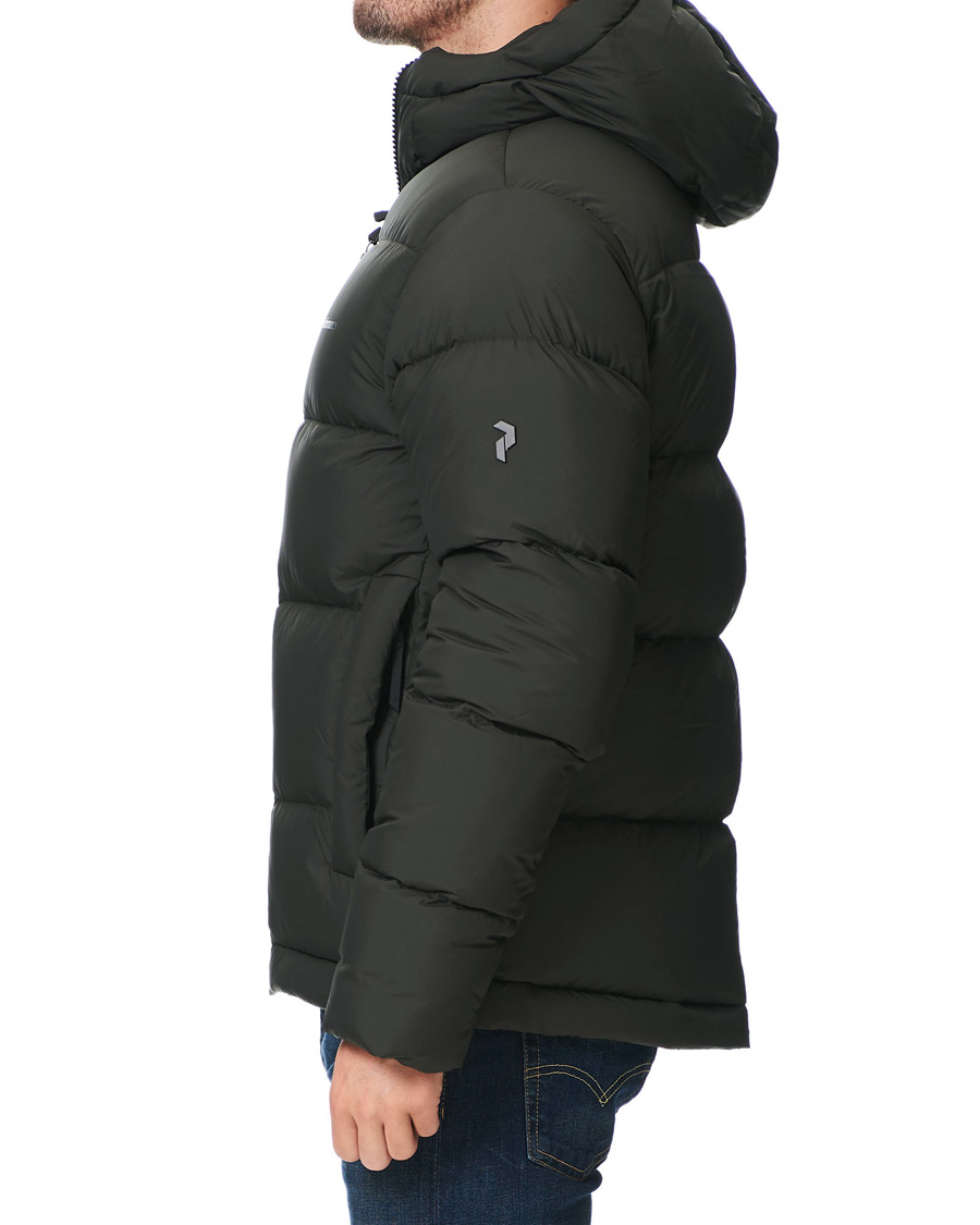 Herre | Jakker | Peak Performance | Rivel Down Hooded Jacket Conferius Green