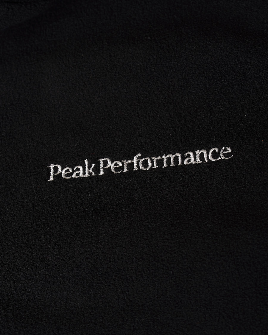 Herre | Gensere | Peak Performance | Tech Soft Fleece Reversible Half Zip Hoodie Black