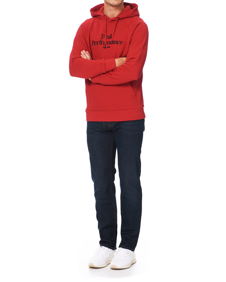 Herre | Gensere | Peak Performance | Original Logo Hoodie Red