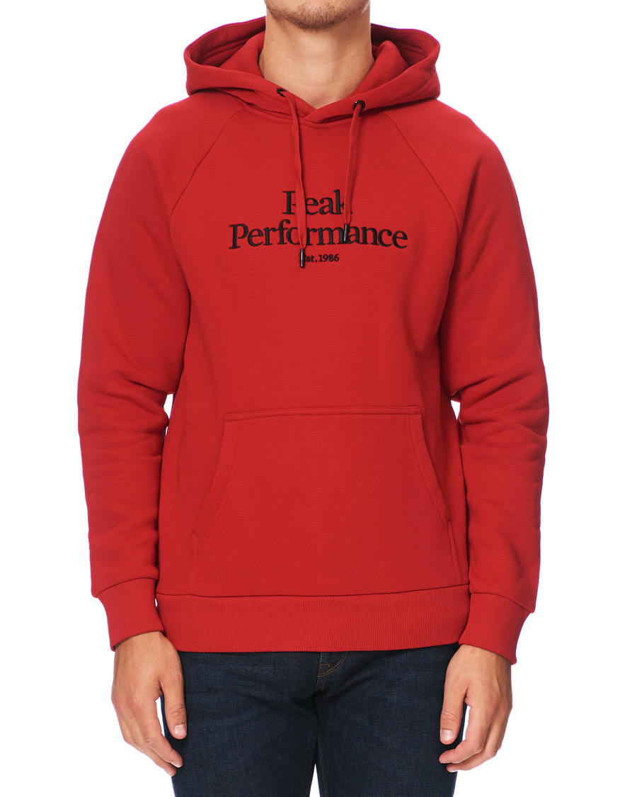 Herre | Gensere | Peak Performance | Original Logo Hoodie Red