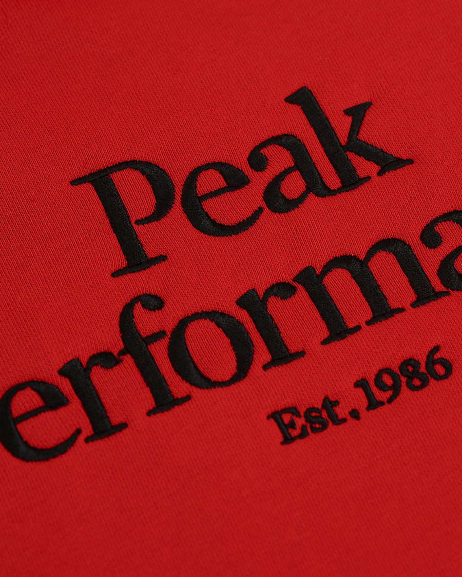 Herre | Gensere | Peak Performance | Original Logo Hoodie Red