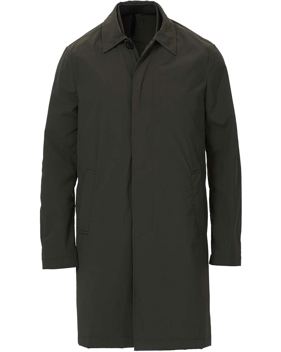 Herre | Jakker | Slowear | Urban Traveller Technical Trench Coat Dark Olive