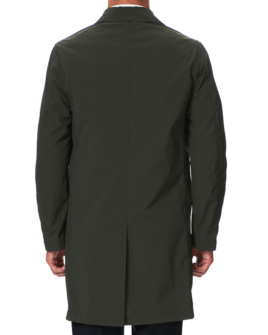 Herre | Jakker | Slowear | Urban Traveller Technical Trench Coat Dark Olive