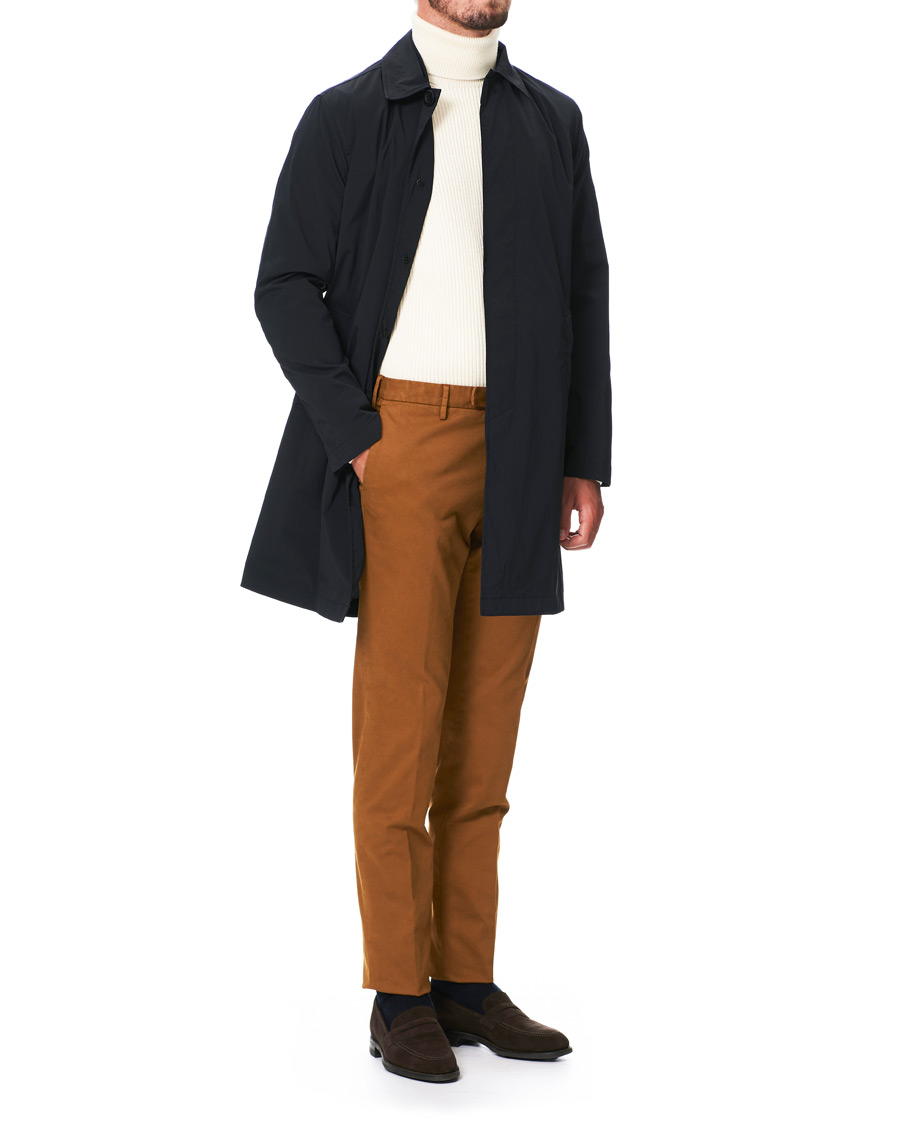 Herre | Jakker | Slowear | Urban Traveller Technical Trench Coat Navy