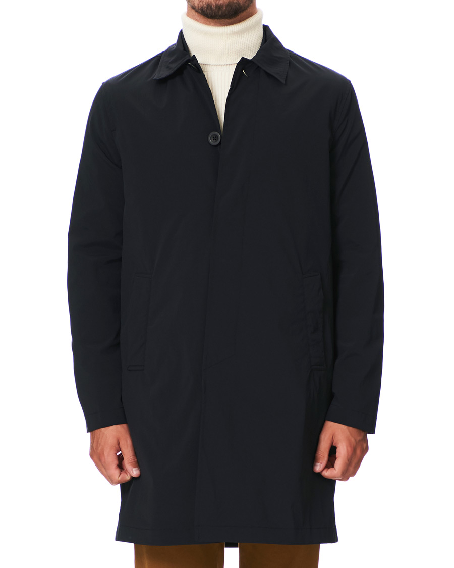 Herre | Jakker | Slowear | Urban Traveller Technical Trench Coat Navy