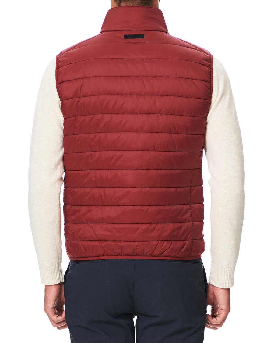 Herre | Jakker | Slowear | Urban Traveller Lightweight Down Vest Burgundy