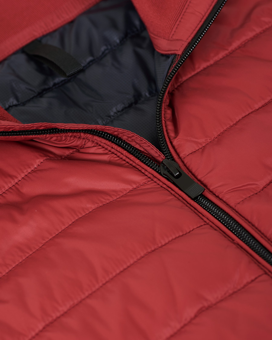 Herre | Jakker | Slowear | Urban Traveller Lightweight Down Vest Burgundy