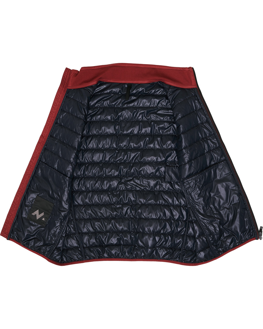 Herre | Jakker | Slowear | Urban Traveller Lightweight Down Vest Burgundy