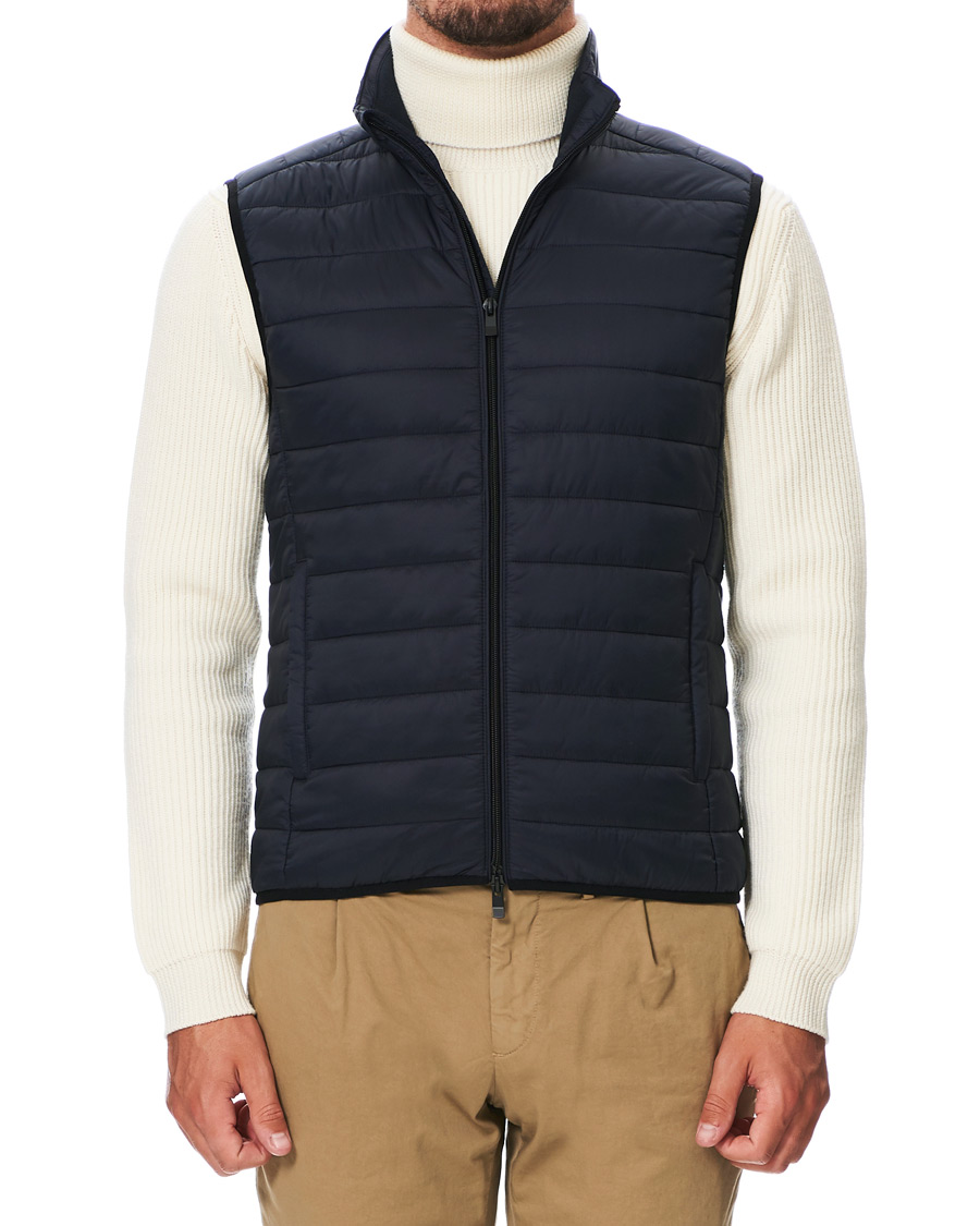 Herre | Jakker | Slowear | Urban Traveller Lightweight Down Vest Navy