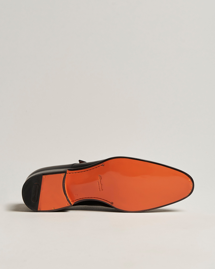 Herre | Santoni Blake Double Monk Black Calf | Santoni | Blake Double Monk Black Calf