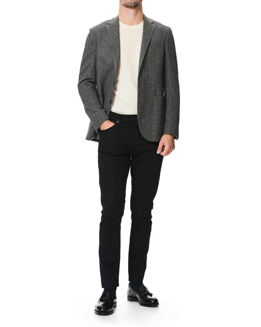 Herre | Dressjakker | The Gigi | Degas Herringbone Shetland Blazer Grey