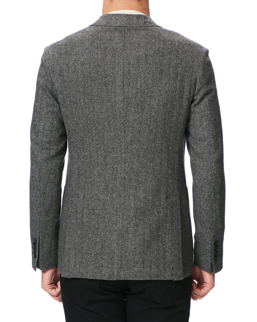 Herre | Dressjakker | The Gigi | Degas Herringbone Shetland Blazer Grey