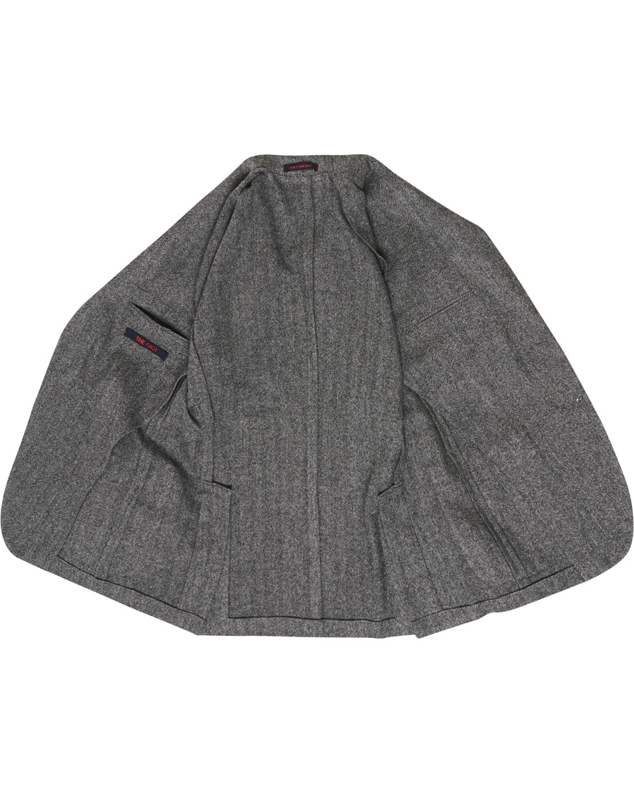 Herre | Dressjakker | The Gigi | Degas Herringbone Shetland Blazer Grey