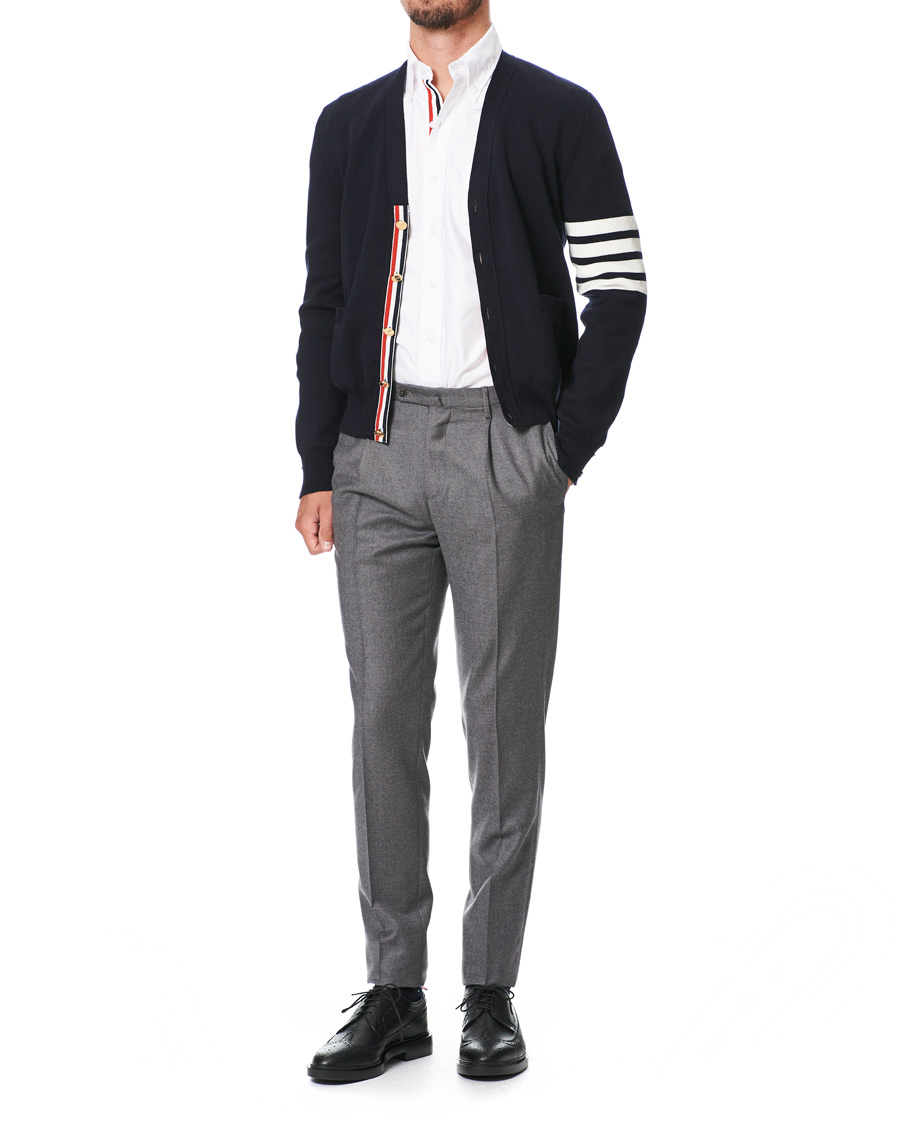 Herre | Skjorter | Thom Browne | Contrast Placket Oxford Shirt White